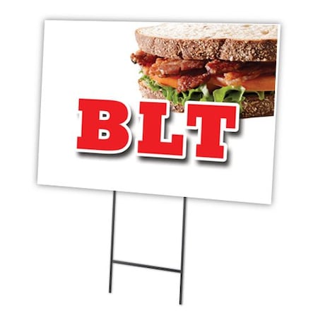 Signmission Blt Yard Sign & Stake outdoor plastic coroplast window, C-1216-DS-Blt C-1216-DS-Blt